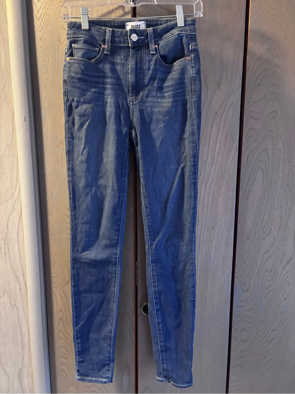 Paige Margot Ultra Skinny Jeans Denim Medium Wash Stretch Straight